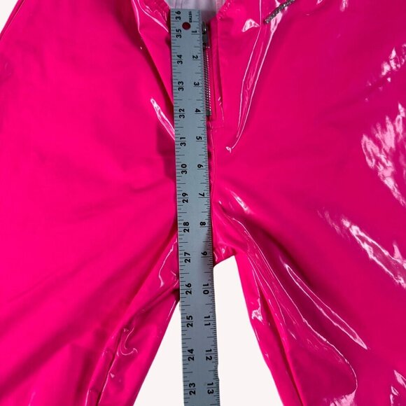 Pretty Little Thing Pink Cowgirl Size S‎ Sexy Bling Latex Party Rave Costume - Picture 15 of 16